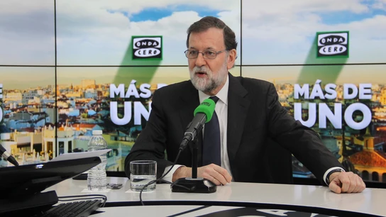 Mariano Rajoy, durante su entrevista en Onda Cero Mariano Rajoy, durante su entrevista en Onda Cero