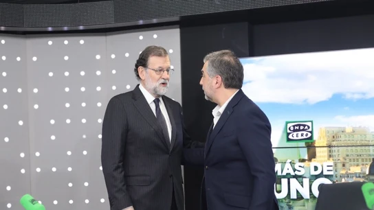 Mariano Rajoy con Carlos Alsina Mariano Rajoy con Carlos Alsina