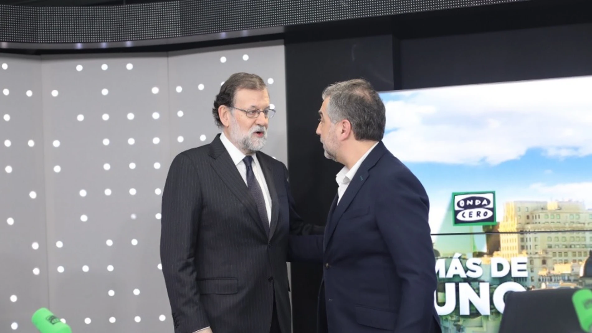 Mariano Rajoy con Carlos Alsina