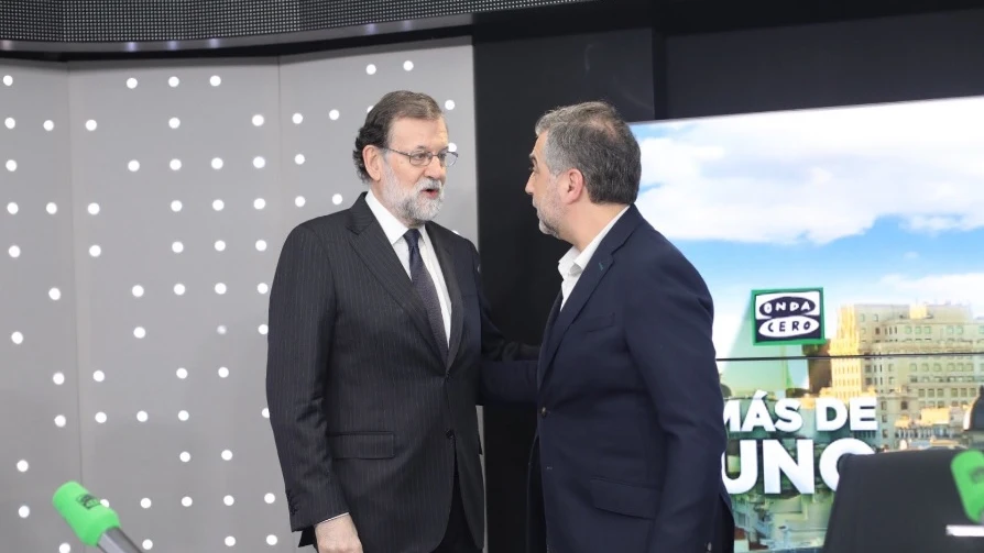 Mariano Rajoy con Carlos Alsina