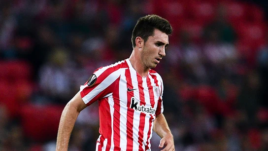 Aymeric Laporte, en un partido con el Athletic Aymeric Laporte, en un partido con el Athletic