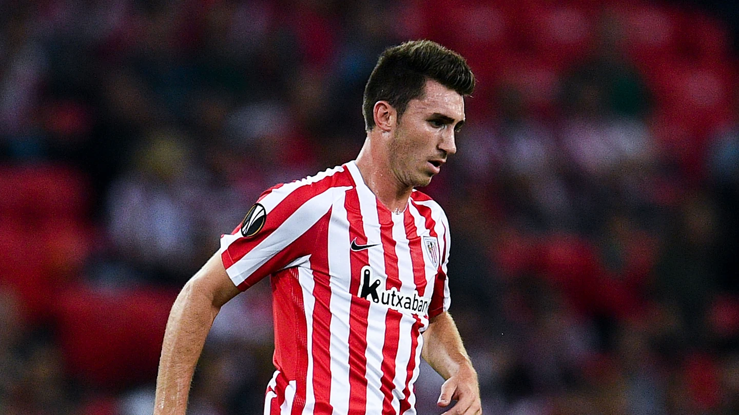 Aymeric Laporte, en un partido con el Athletic Aymeric Laporte, en un partido con el Athletic