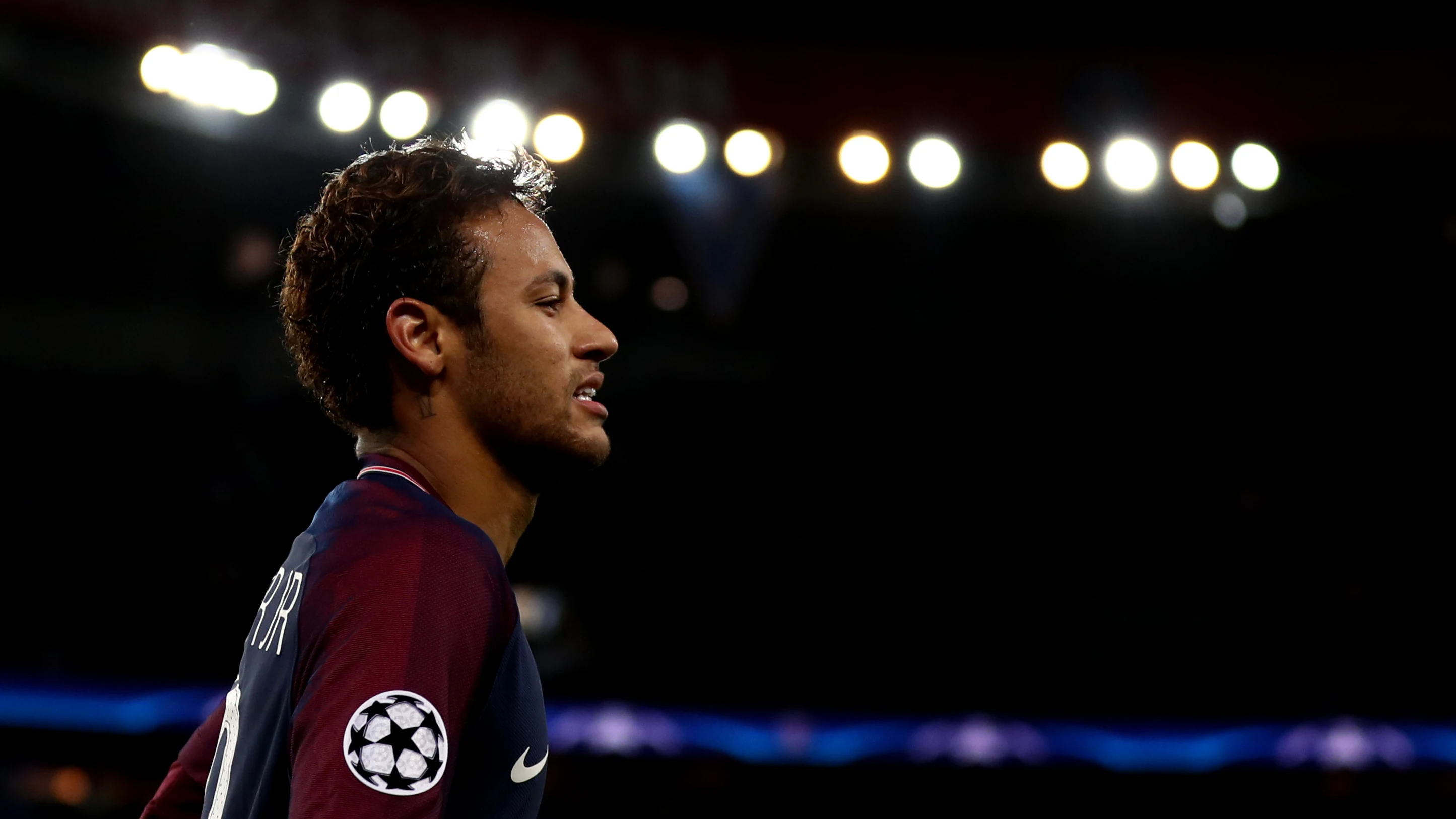 Neymar, en un partido del PSG