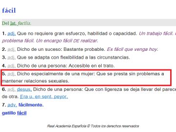 La definición de la RAE de la palabra 'fácil' La definición de la RAE de la palabra 'fácil'
