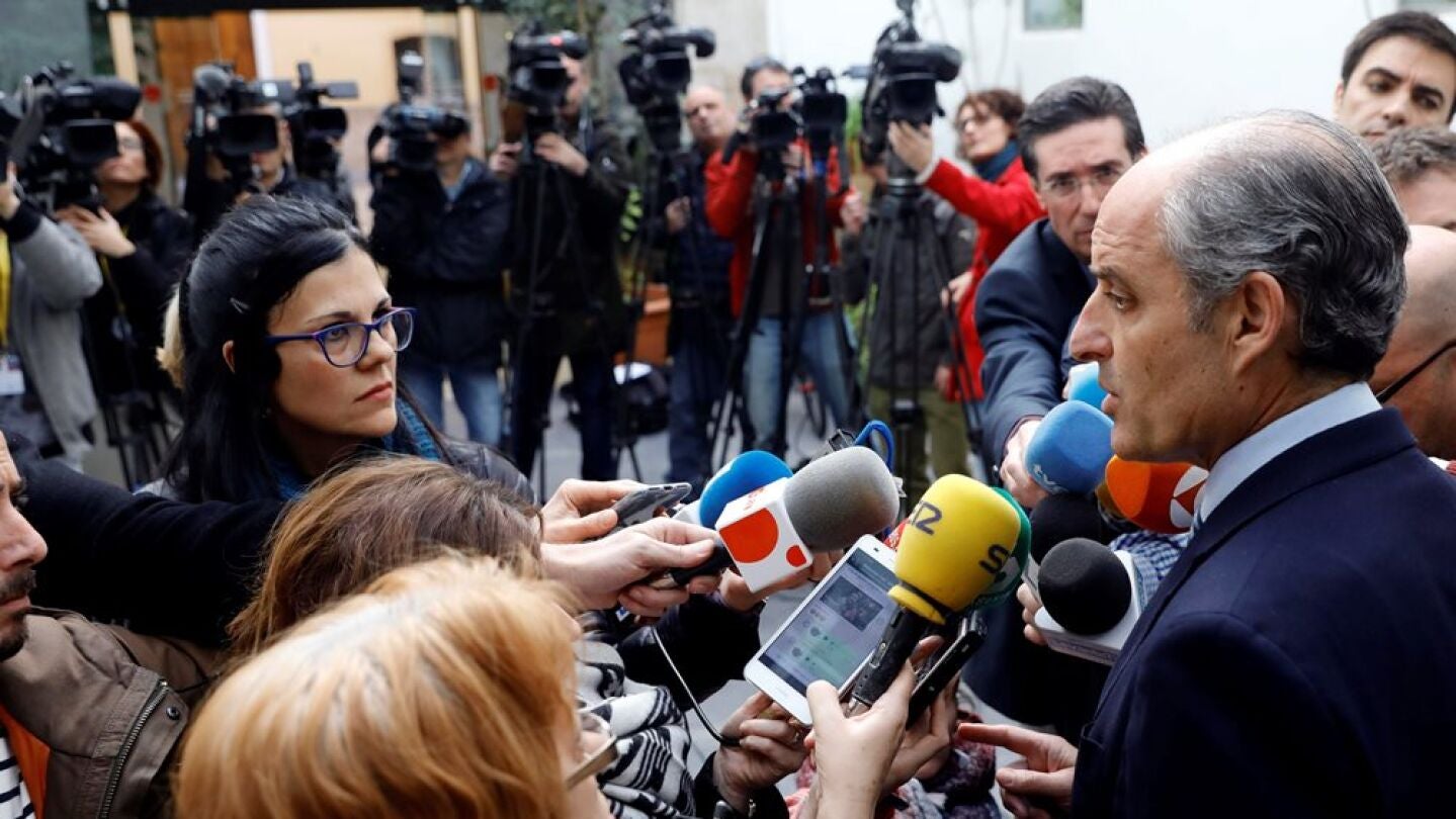 Francisco Camps ante los medios