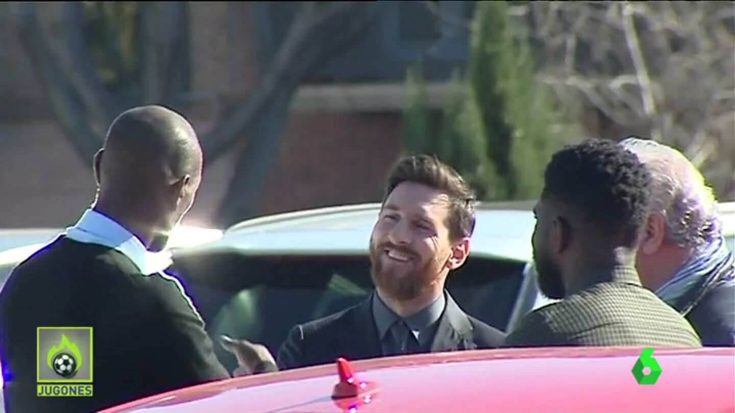 El cari&ntilde;oso reencuentro entre Messi y Abidal en la despedida de Mascherano