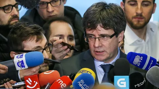 El expresidente de la Generalitat Carles Puigdemont El expresidente de la Generalitat Carles Puigdemont