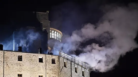 Incendio en la abadía italiana que inspiró 'El nombre de la rosa' Incendio en la abadía italiana que inspiró 'El nombre de la rosa'