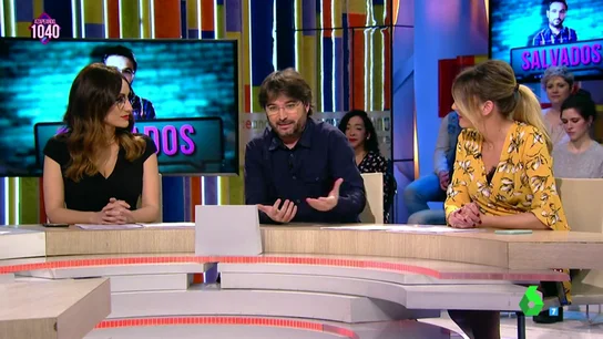 Ana Morgade, Jordi Évole y Anna Simon Ana Morgade, Jordi Évole y Anna Simon