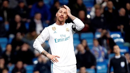 Sergio Ramos se lamenta durante el partido ante el Leganés Sergio Ramos se lamenta durante el partido ante el Leganés