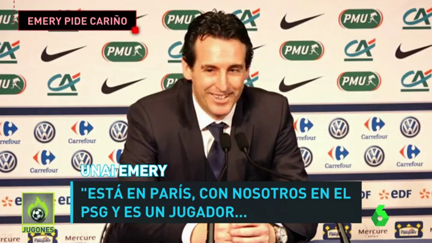 Emery: "Neymar es un jugador al que tenemos que darle cariño" Emery: "Neymar es un jugador al que tenemos que darle cariño"