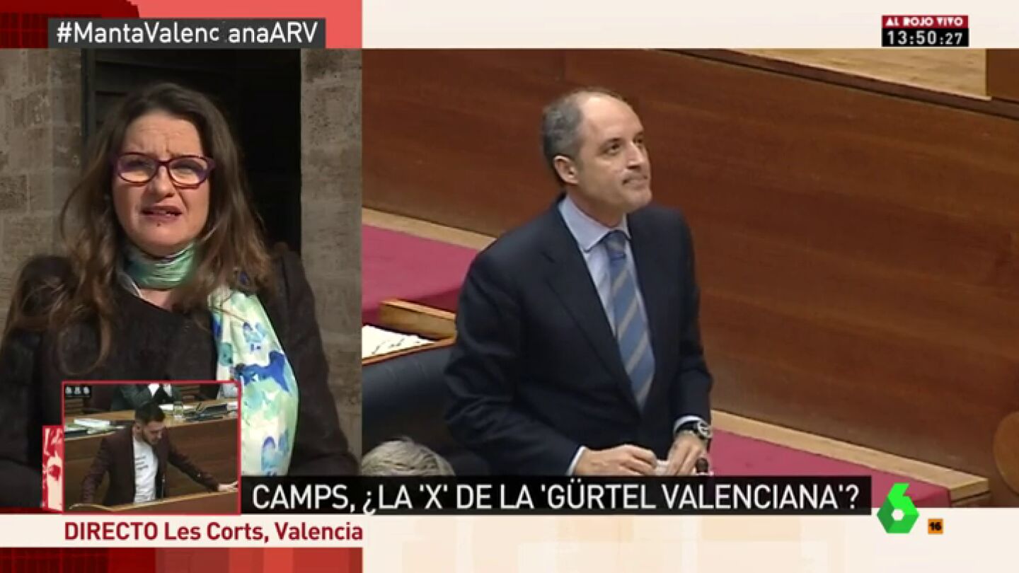 M&oacute;nica Oltra, en Al Rojo Vivo