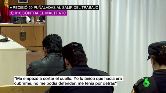 El duro testimonio de una víctima de violencia machista El duro testimonio de una víctima de violencia machista