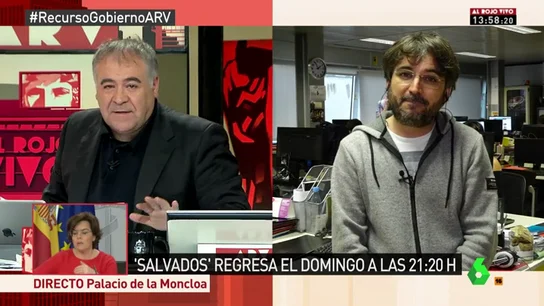 Jordi Pujol, Juan Cotino, Carles Puigdemont... Ferreras adelanta "la maldición de Salvados" en ARV Jordi Pujol, Juan Cotino, Carles Puigdemont... Ferreras adelanta "la maldición de Salvados" en ARV