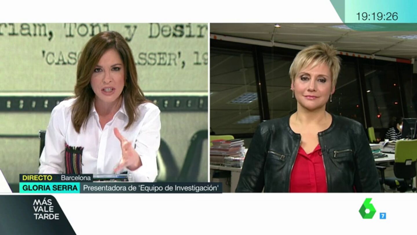Gloria Serra, presentadora de Equipo de Investigaci&oacute;n