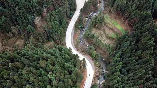 La ruta que recorren diariamente Shi Yuying y su nieto Haowen La ruta que recorren diariamente Shi Yuying y su nieto Haowen