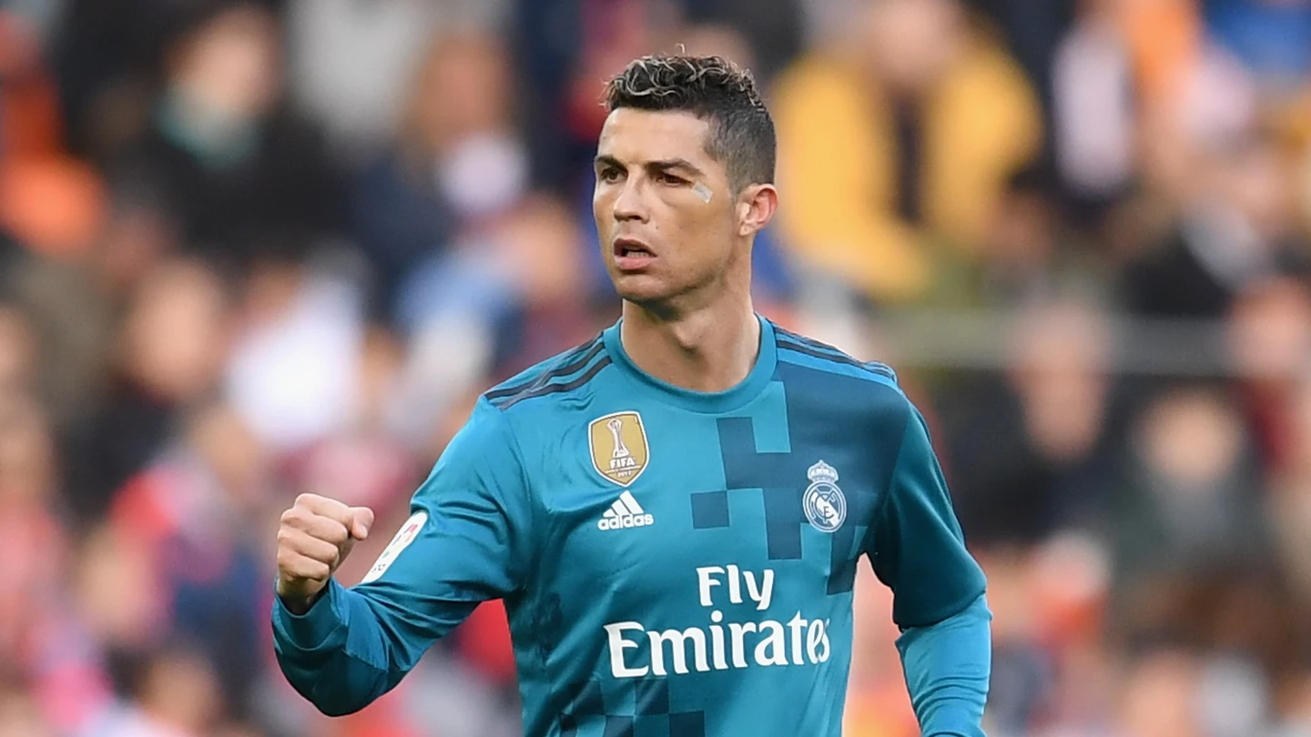 Cristiano Ronaldo celebra uno de sus goles con el Real Madrid Cristiano Ronaldo celebra uno de sus goles con el Real Madrid