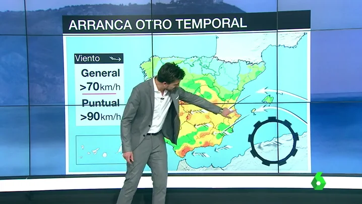 Arranca otro temporal de nieve, lluvia, viento y oleaje 