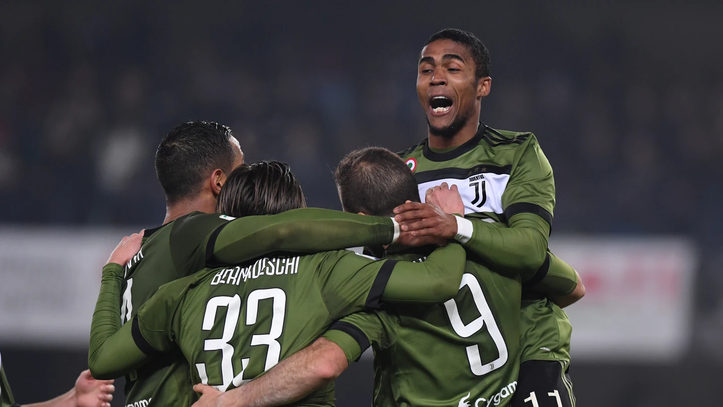La Juventus celebrando un gol al Chievo La Juventus celebrando un gol al Chievo