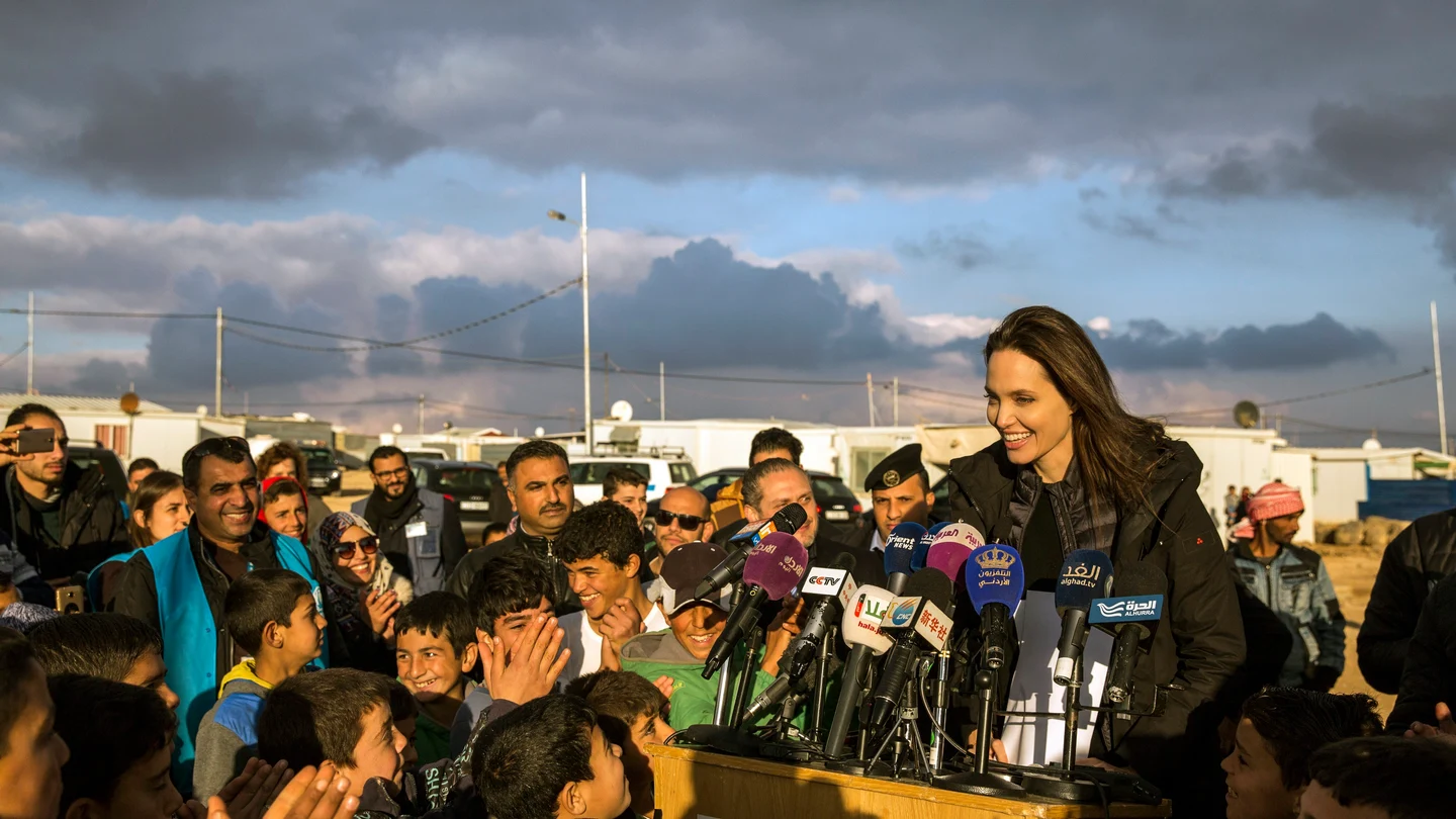 Angelina Jolie en Jordania Angelina Jolie en Jordania