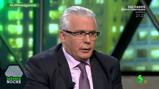Baltasar Garzon en laSexta Noche Baltasar Garzon en laSexta Noche