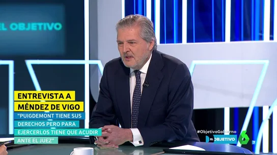 Íñigo Méndez de Vigo en El Objetivo Íñigo Méndez de Vigo en El Objetivo