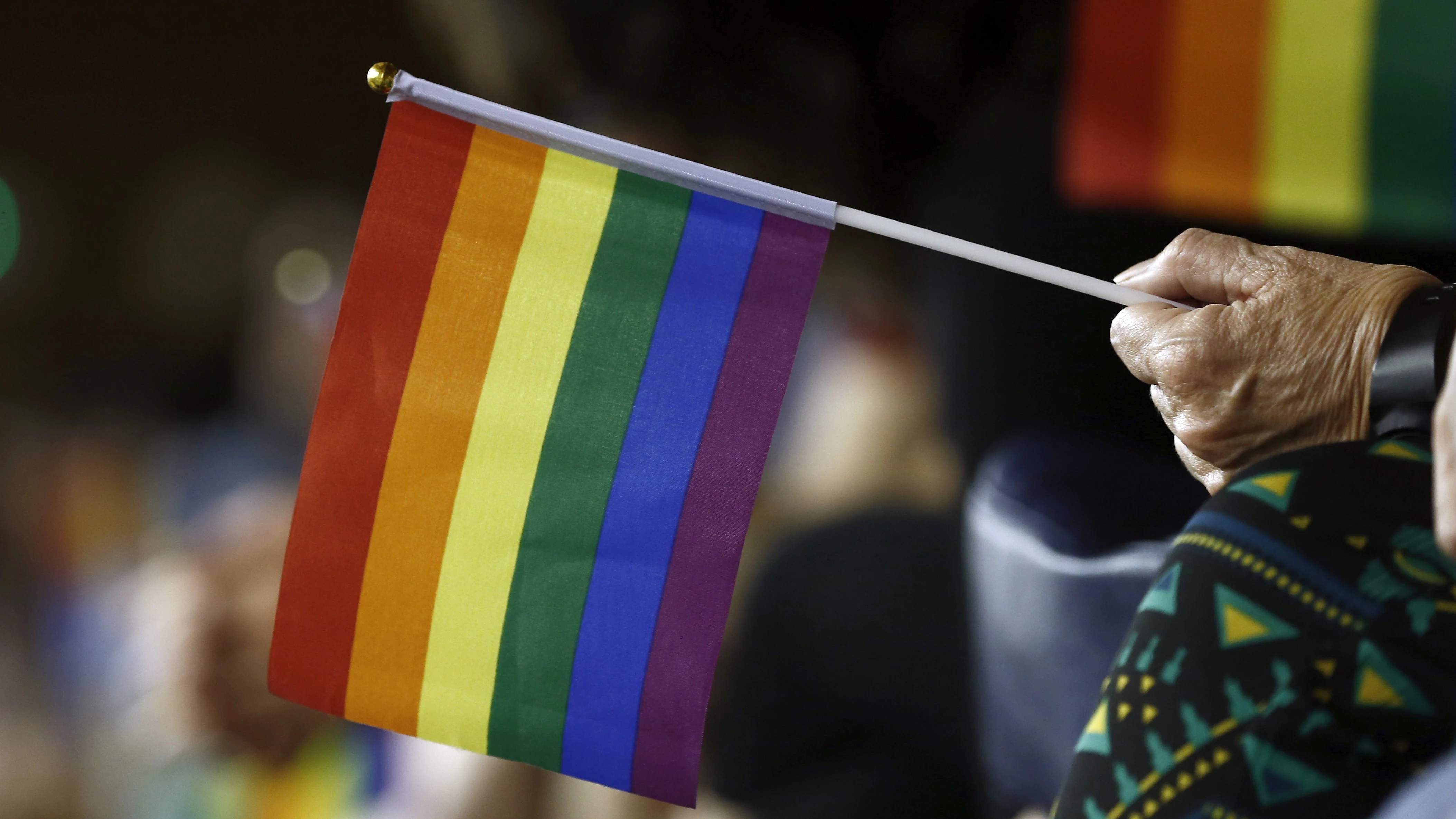 Una bandera del Orgullo LGTBI, en una foto de archivo.