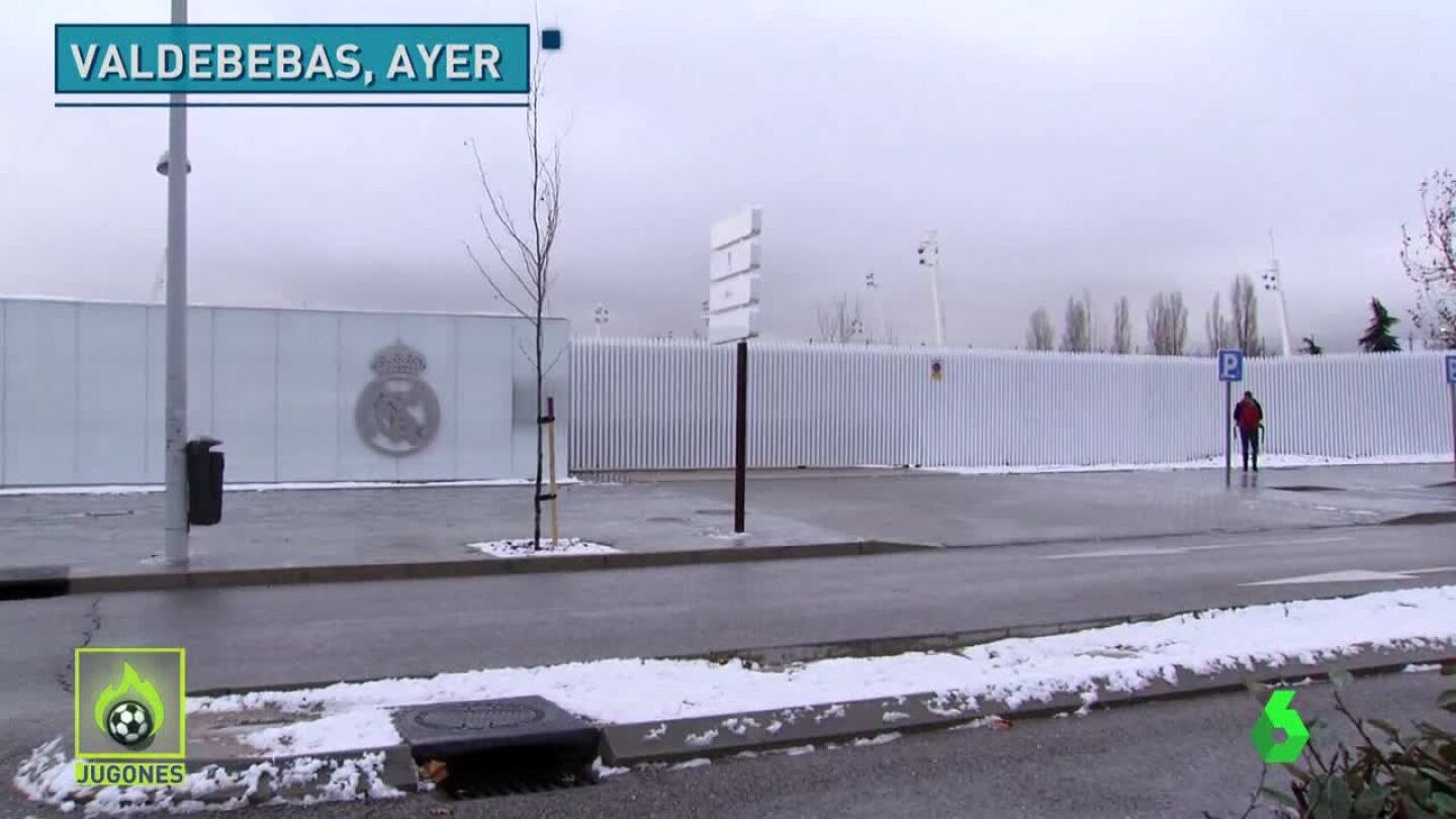 Nieve en Valdebebas