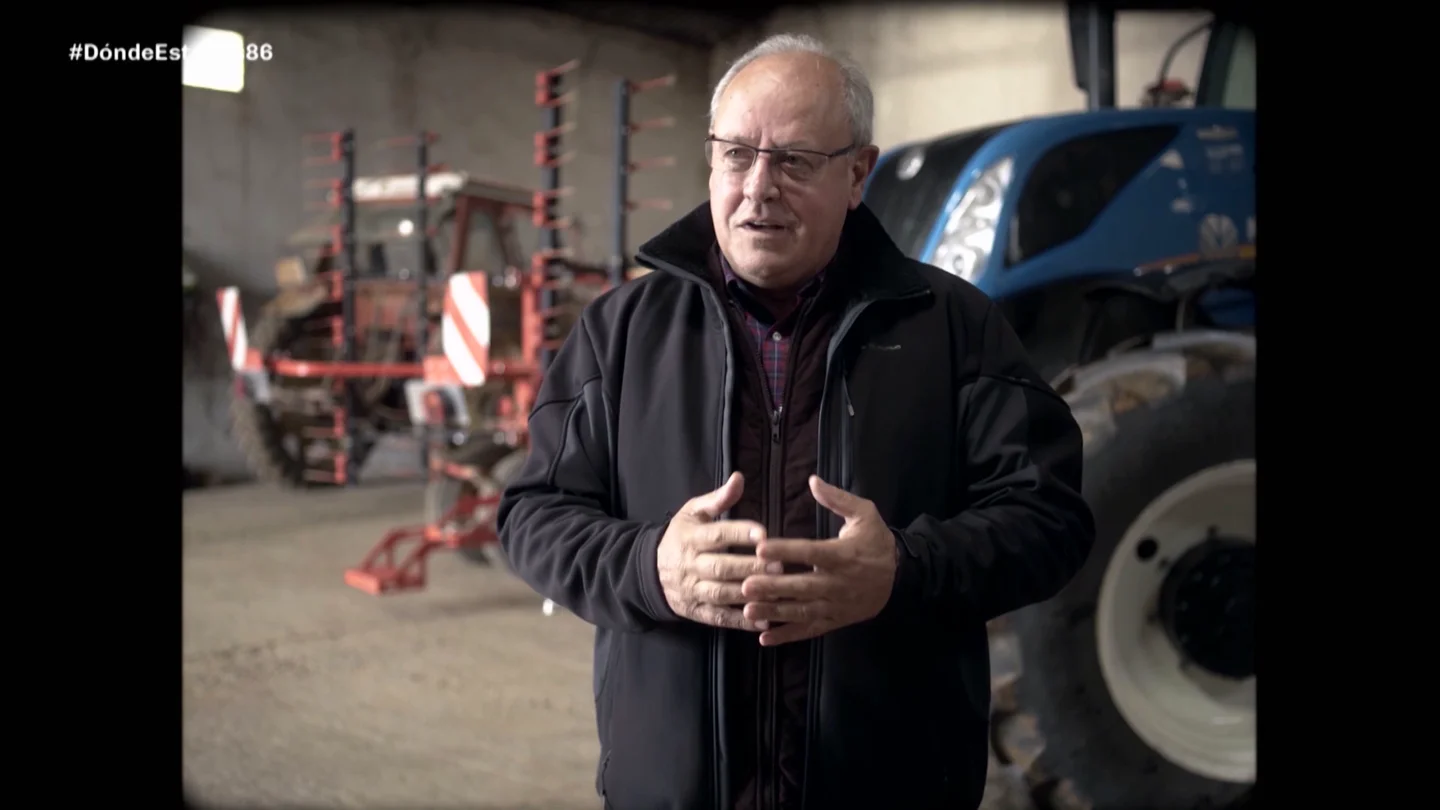 El agricultor Domiciano Pastor El agricultor Domiciano Pastor