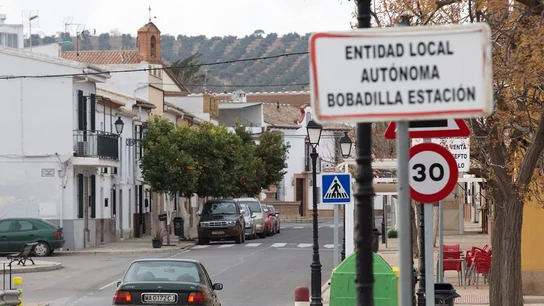 Vista de la entrada a Bobadilla, la localidad malagueña de Antequera Vista de la entrada a Bobadilla, la localidad malagueña de Antequera