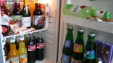 Botellas del minibar