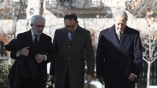 Juan Miguel Villar Mir (derecha) llega a la Audiencia Nacional Juan Miguel Villar Mir (derecha) llega a la Audiencia Nacional