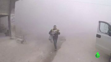 Bombardeos en la región de Guta, Siria