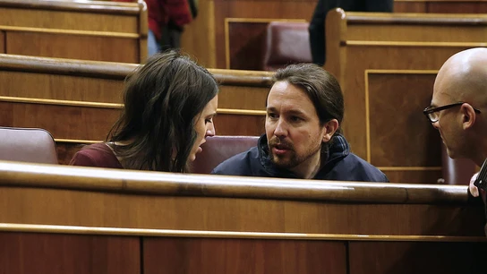 Pablo Iglesias e Irene Montero Pablo Iglesias e Irene Montero