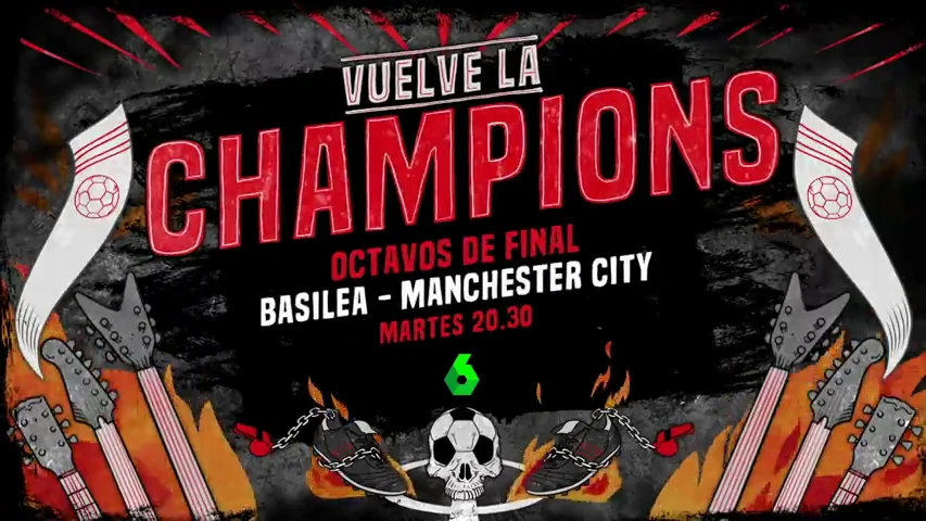 El Basilea - Manchester City y el más amplio resumen del Madrid - PSG, en laSexta y Atresplayer