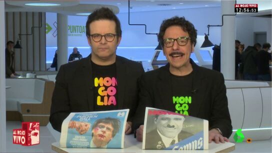 Edu Gal&aacute;n y Dar&iacute;o Adanti, de la Revista Mongolia