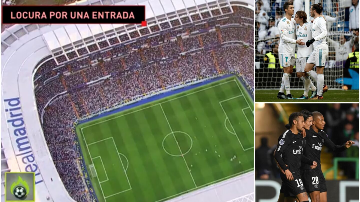 Locura por conseguir una entrada para el Madrid - PSG