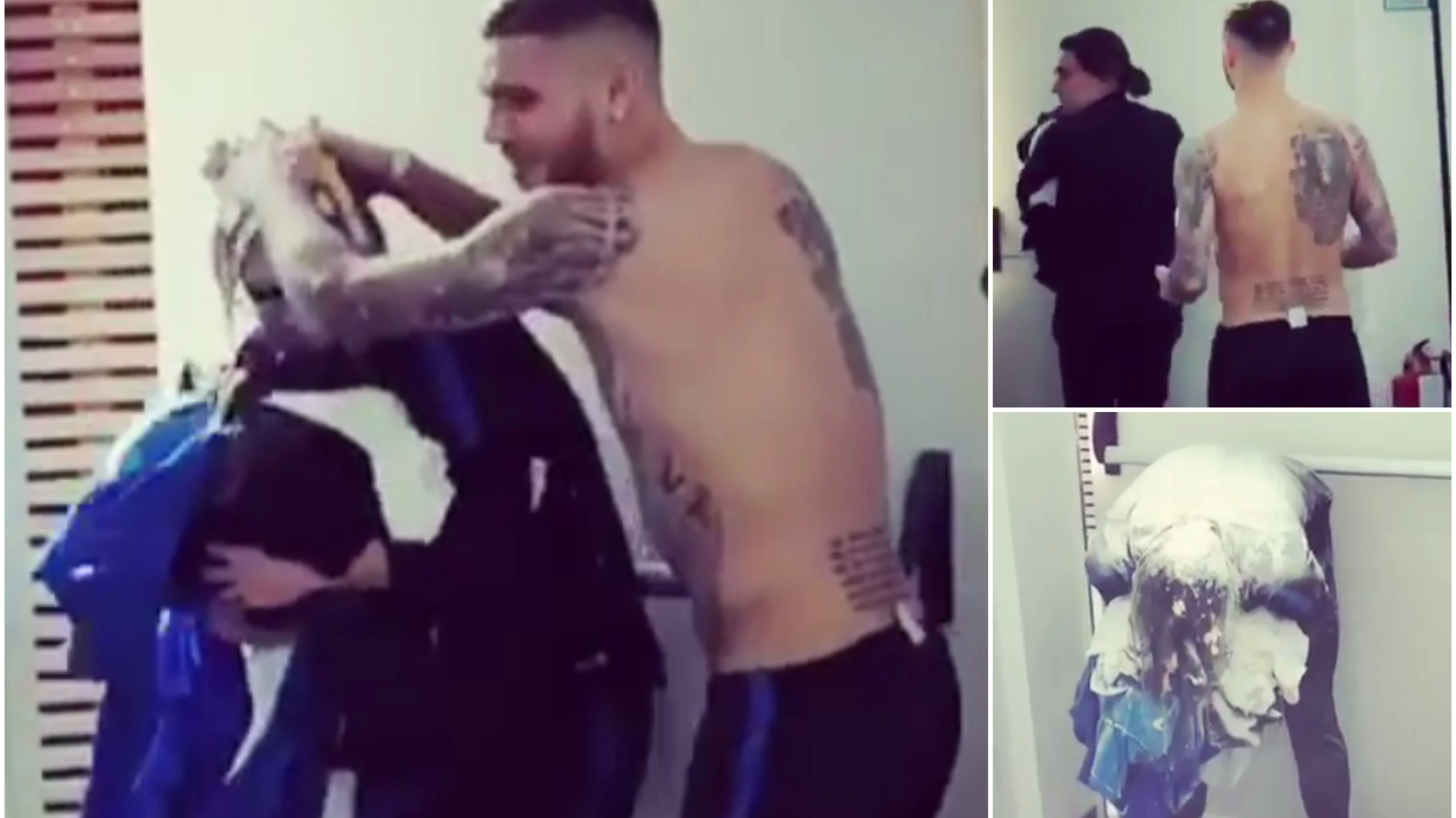 Icardi rebozó con huevos y harina al utillero del Inter de Milán