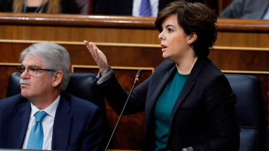 Soraya Sáenz de Santamaría en el Congreso Soraya Sáenz de Santamaría en el Congreso
