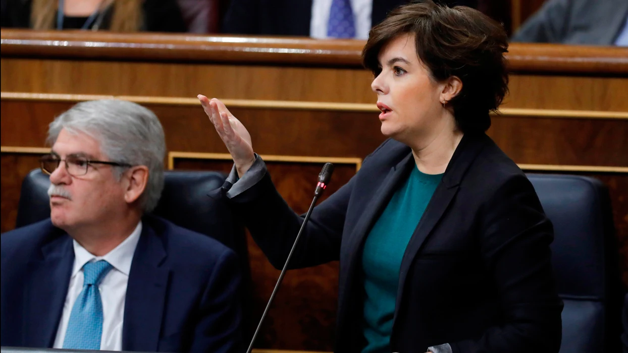 Soraya Sáenz de Santamaría en el Congreso