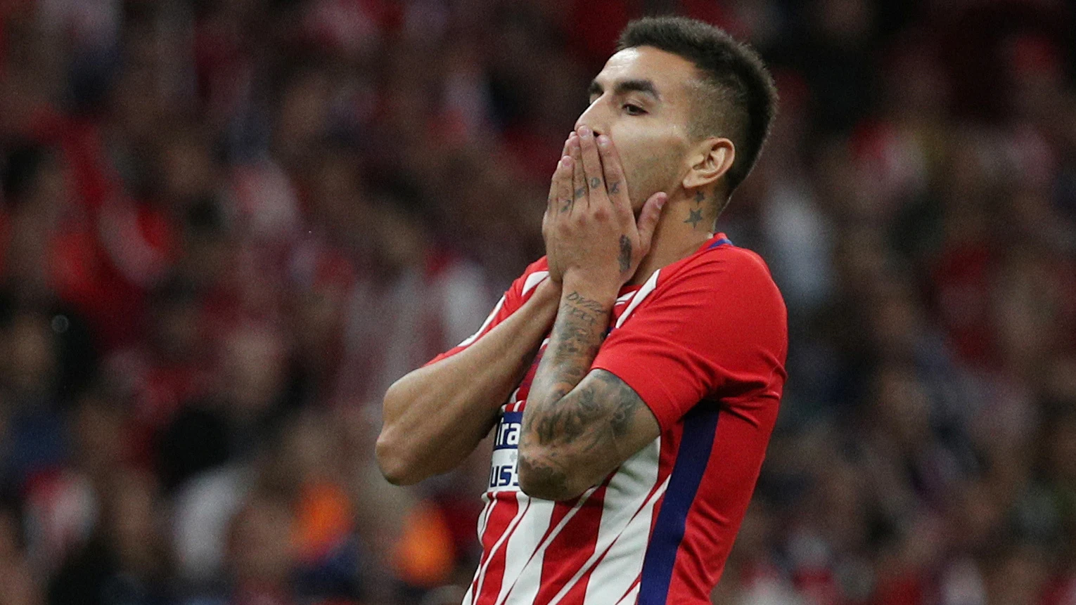 Correa se lamenta en un partido