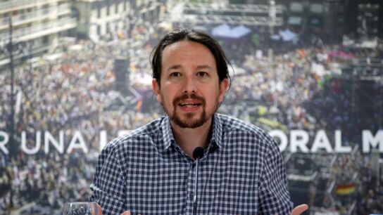 El l&iacute;der de Podemos, Pablo Iglesias