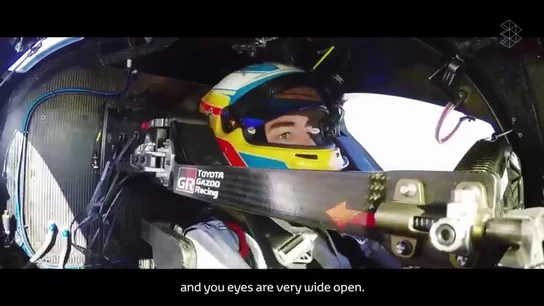 Así han sido las primeras vueltas de Fernando Alonso a bordo del Toyota de Le Mans Así han sido las primeras vueltas de Fernando Alonso a bordo del Toyota de Le Mans