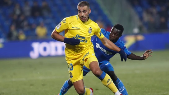 Tannane, durante un partido con Las Palmas Tannane, durante un partido con Las Palmas