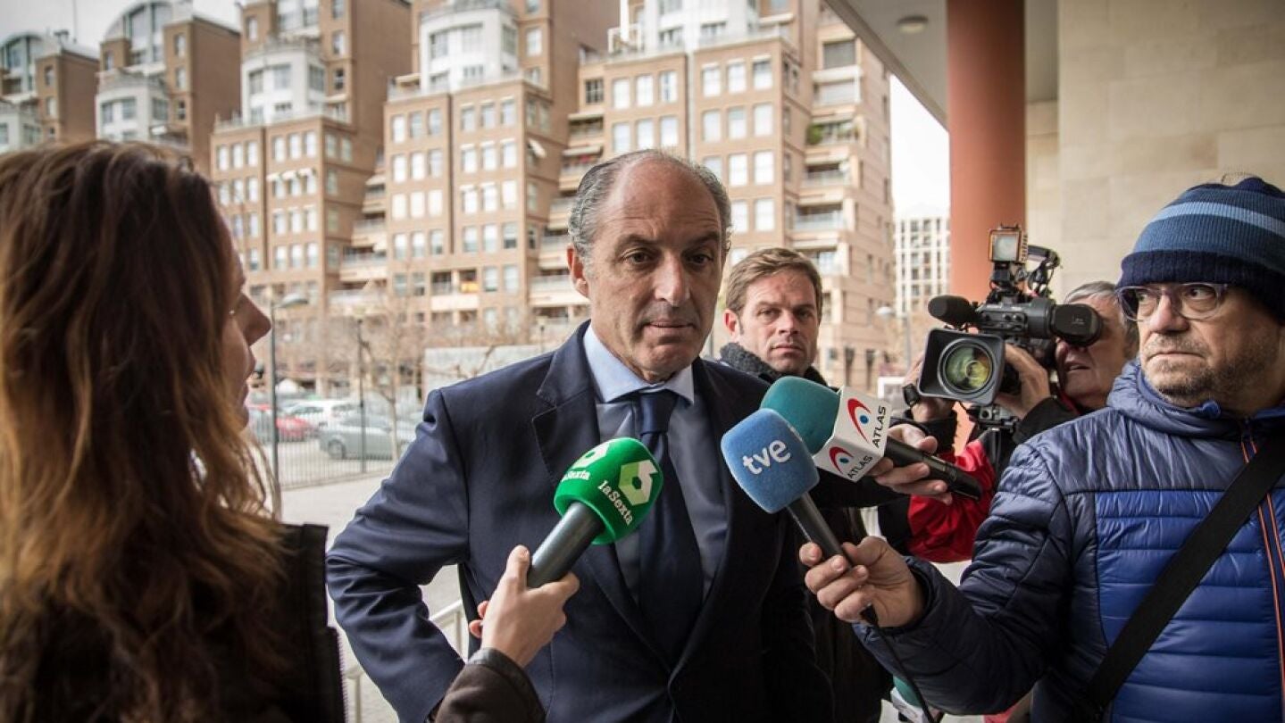Francisco Camps llegando al juzgado