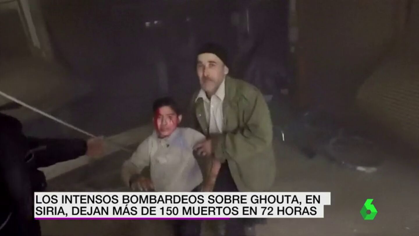 Los intensos bombardeos sobre Ghouta, en Siria, dejan m&aacute;s de 150 muertos en 72 horas