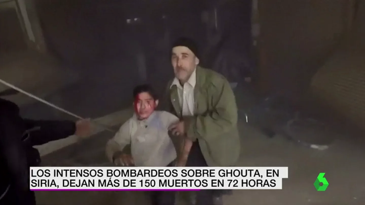 Los intensos bombardeos sobre Ghouta, en Siria, dejan más de 150 muertos en 72 horas Los intensos bombardeos sobre Ghouta, en Siria, dejan más de 150 muertos en 72 horas