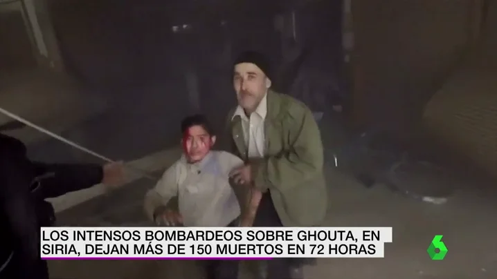 Los intensos bombardeos sobre Ghouta, en Siria, dejan más de 150 muertos en 72 horas