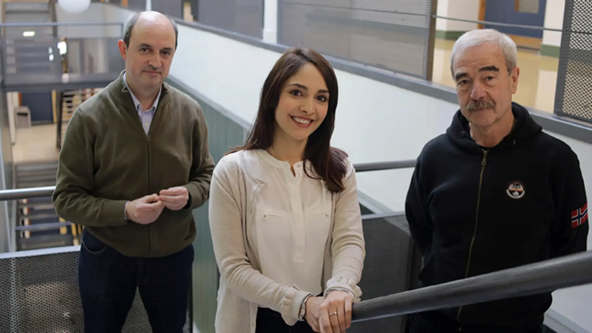 De izquierda a derecha, Manuel Sánchez de Miguel, Florencia Barreto y Enrique Arranz.