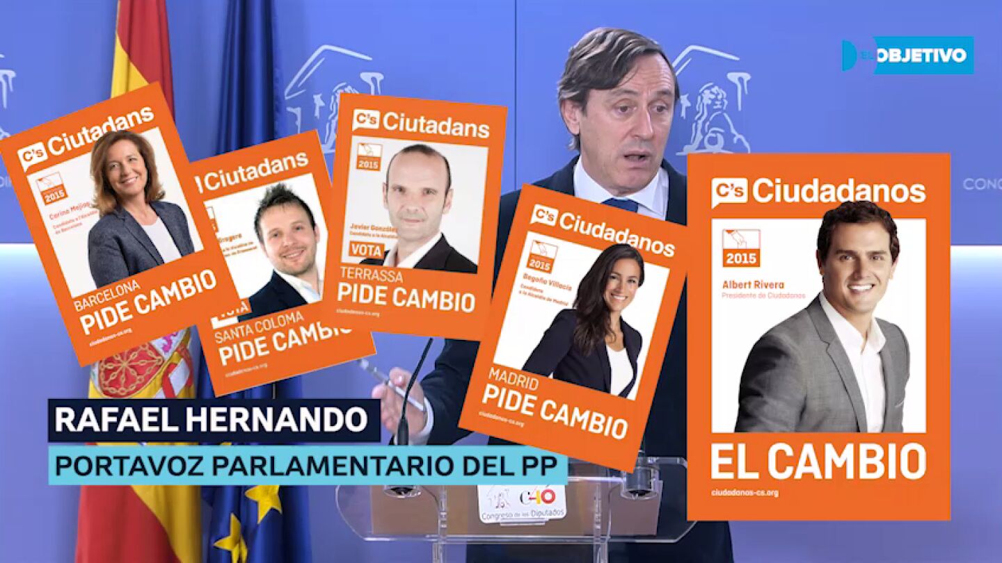 Carteles campa&ntilde;a electoral 24-M de C's. 